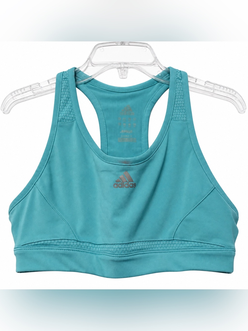 adidas Teal Racerback Performance Sports Bra